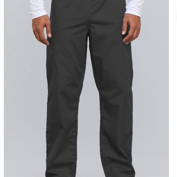 CHEROKEE Workwear Originals GRAY Men Women’s Scrubs Pants Drawstring Cargo sz:XL - Picture 5 of 10